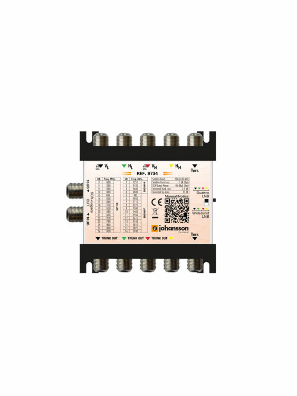 J9734 multiswitch dCSS 5 ingressi wideband johansson