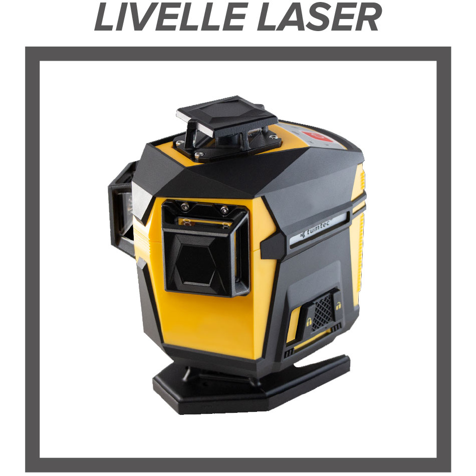 Livelle laser a luce verde autolivellanti con telecomando