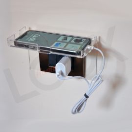 shelfy-t supporto smartphone telefoni plexiglas trasparente